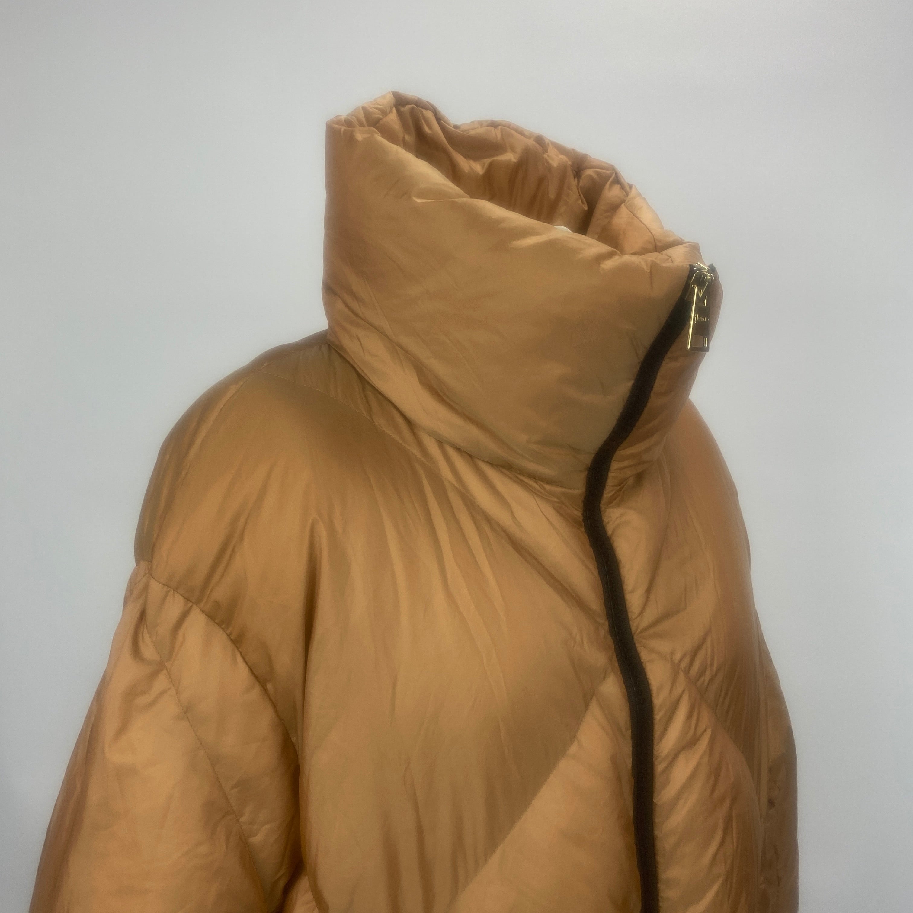 Herno £595 Copper Padded Down Coat L