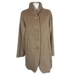 Agnes B Brand New £795 Camel Alpaca & Wool Germain Coat M