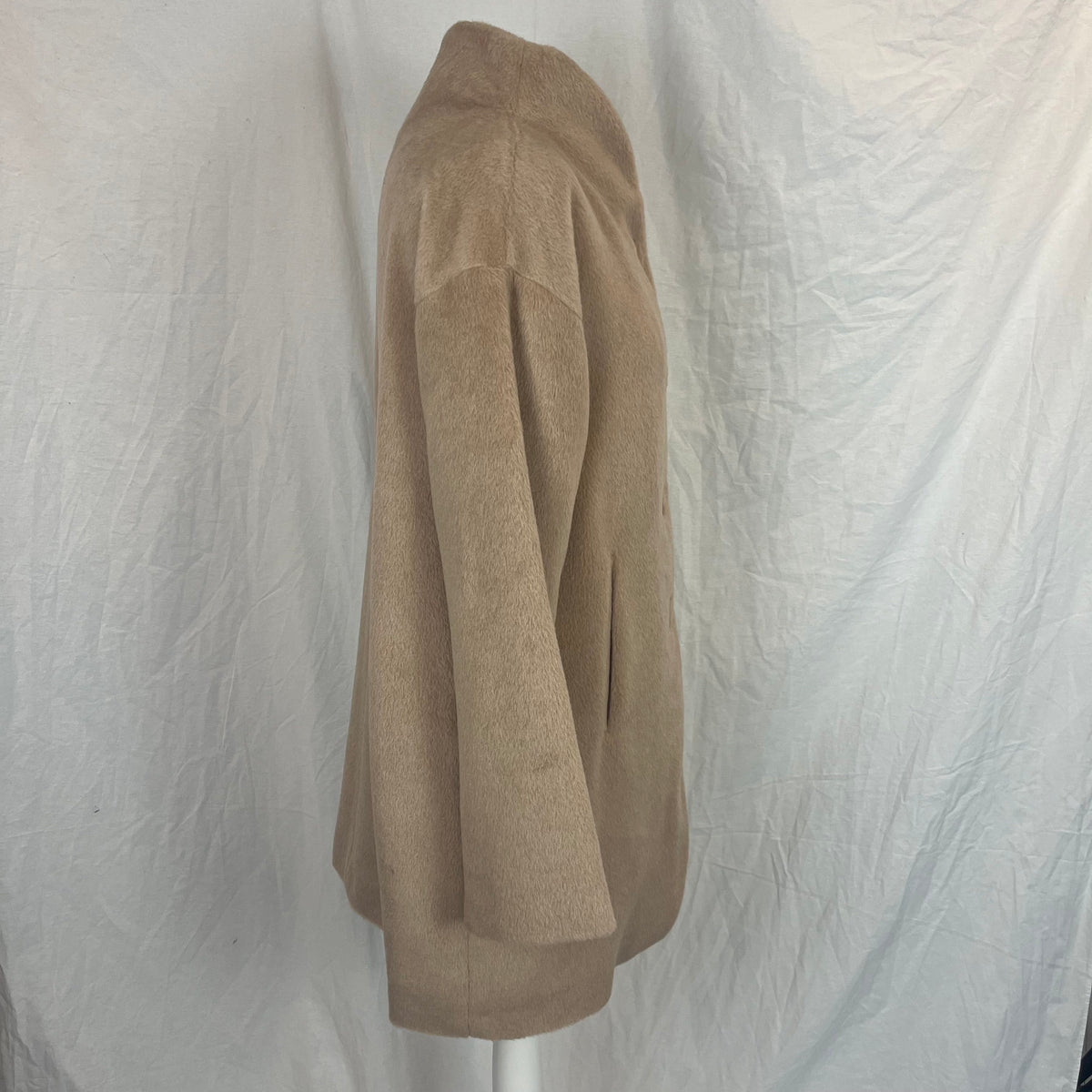 Agnes B Brand New £795 Camel Alpaca & Wool Germain Coat M