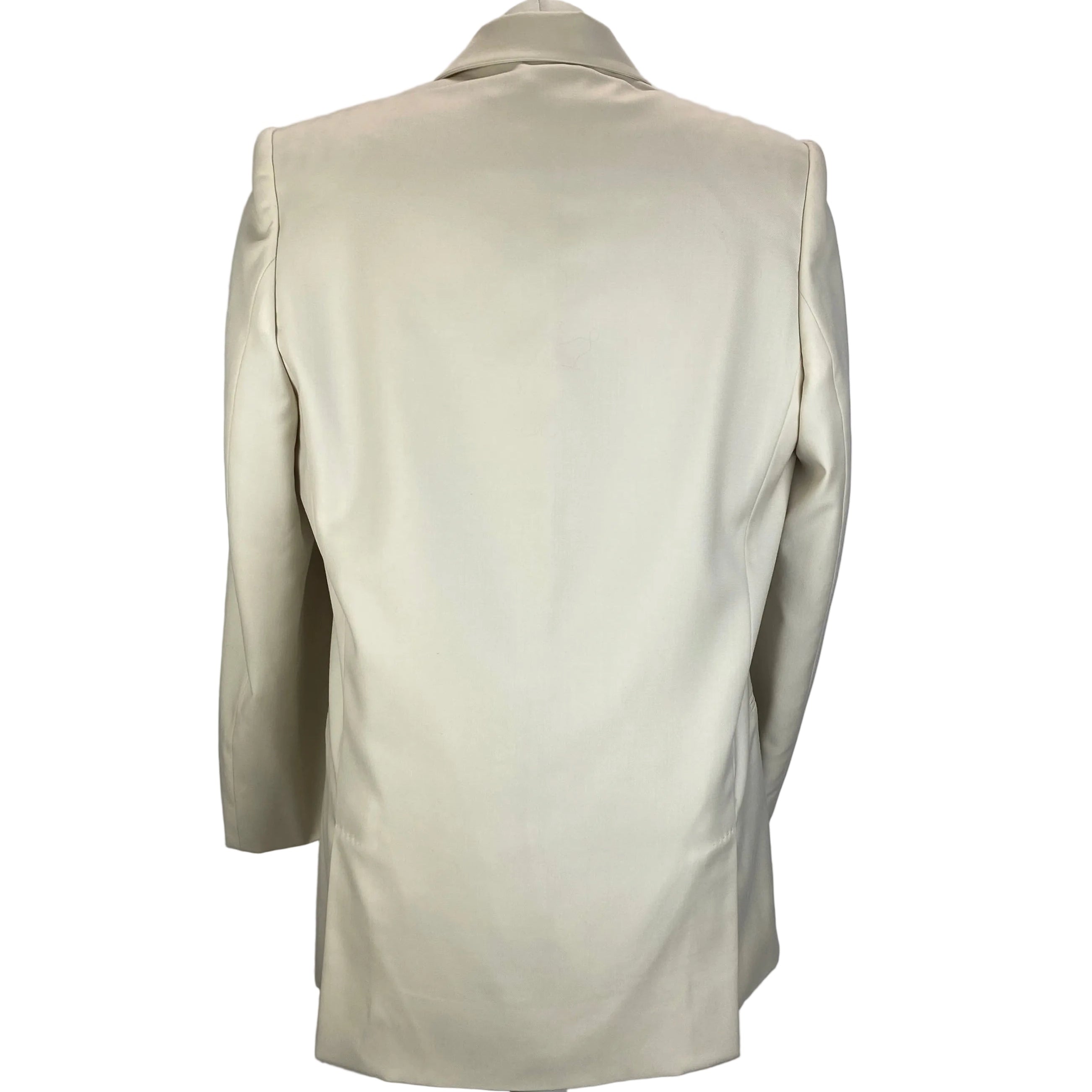 Stella McCartney Cream Wool Skinny Lapel Jacket S