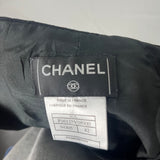 Chanel Black Wool & Cashmere Wide Leg Trousers XS/S