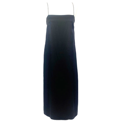 Khaite New £730 Black Silk Slip Dress S