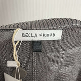 Bella Freud Silver Sparkle Knit Trousers XS