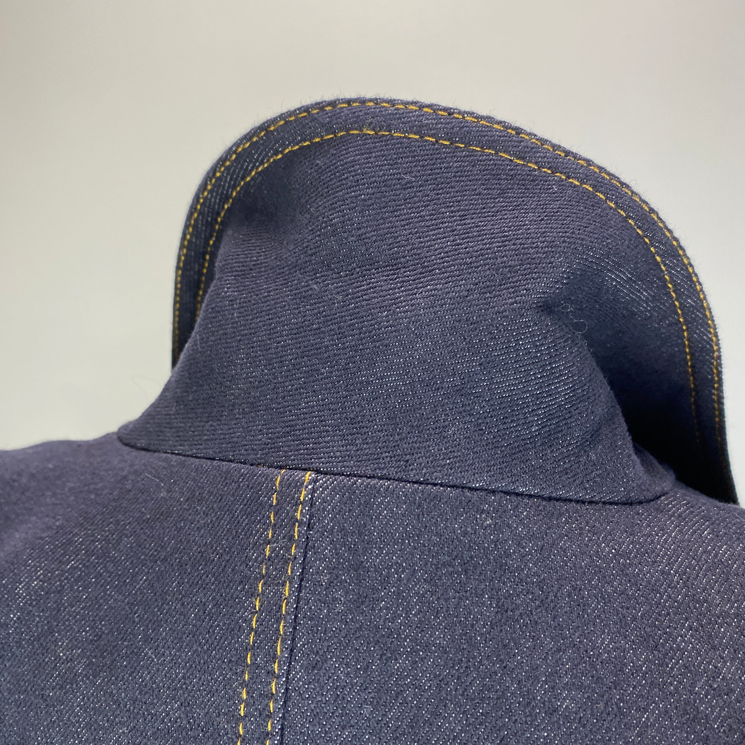 Me&Em Dark Denim Topstitched Blazer M