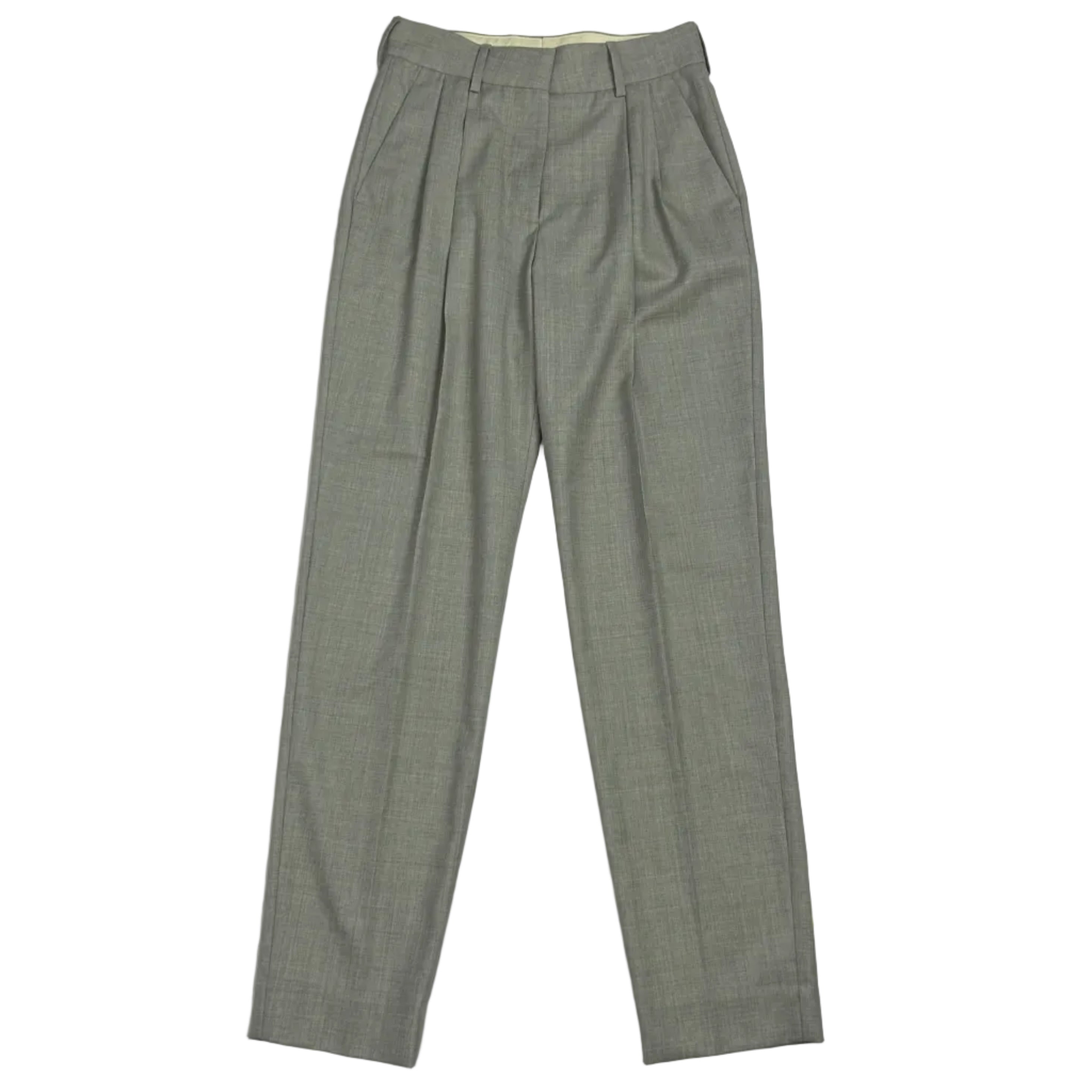 Blaze Milano New £625 Pearl Grey Argyll Banker Trousers XXS