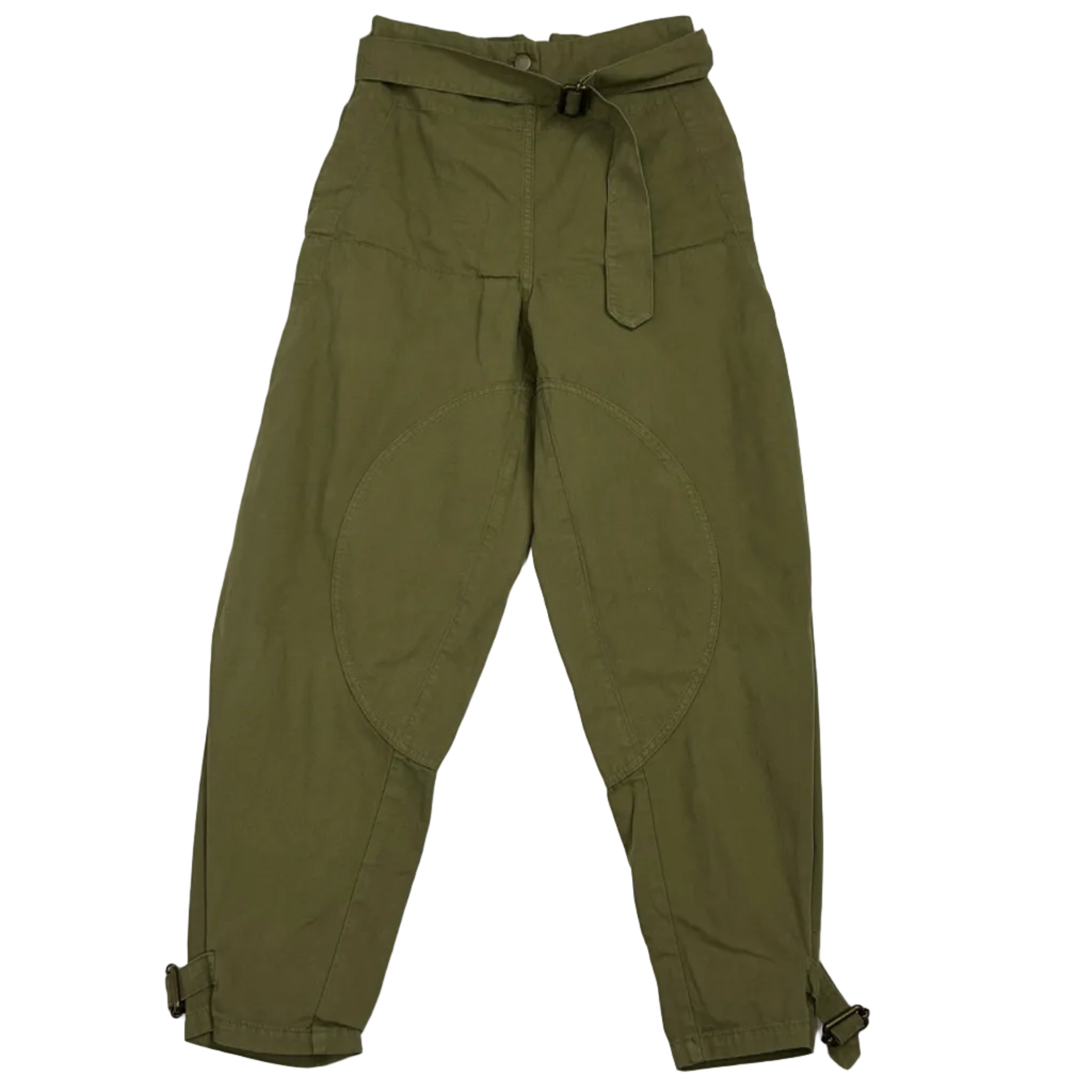 JW Anderson New £490 Khaki Fold Front Utility Trousers XXS
