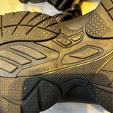 Balenciaga £750  Black Vegan Leather Tourist Flatbed Sandals 41