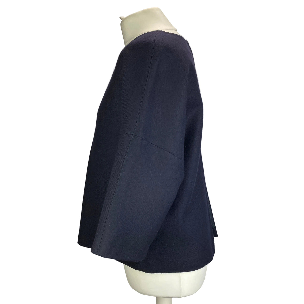 Stella McCartney Navy Wool Split Back Top XL