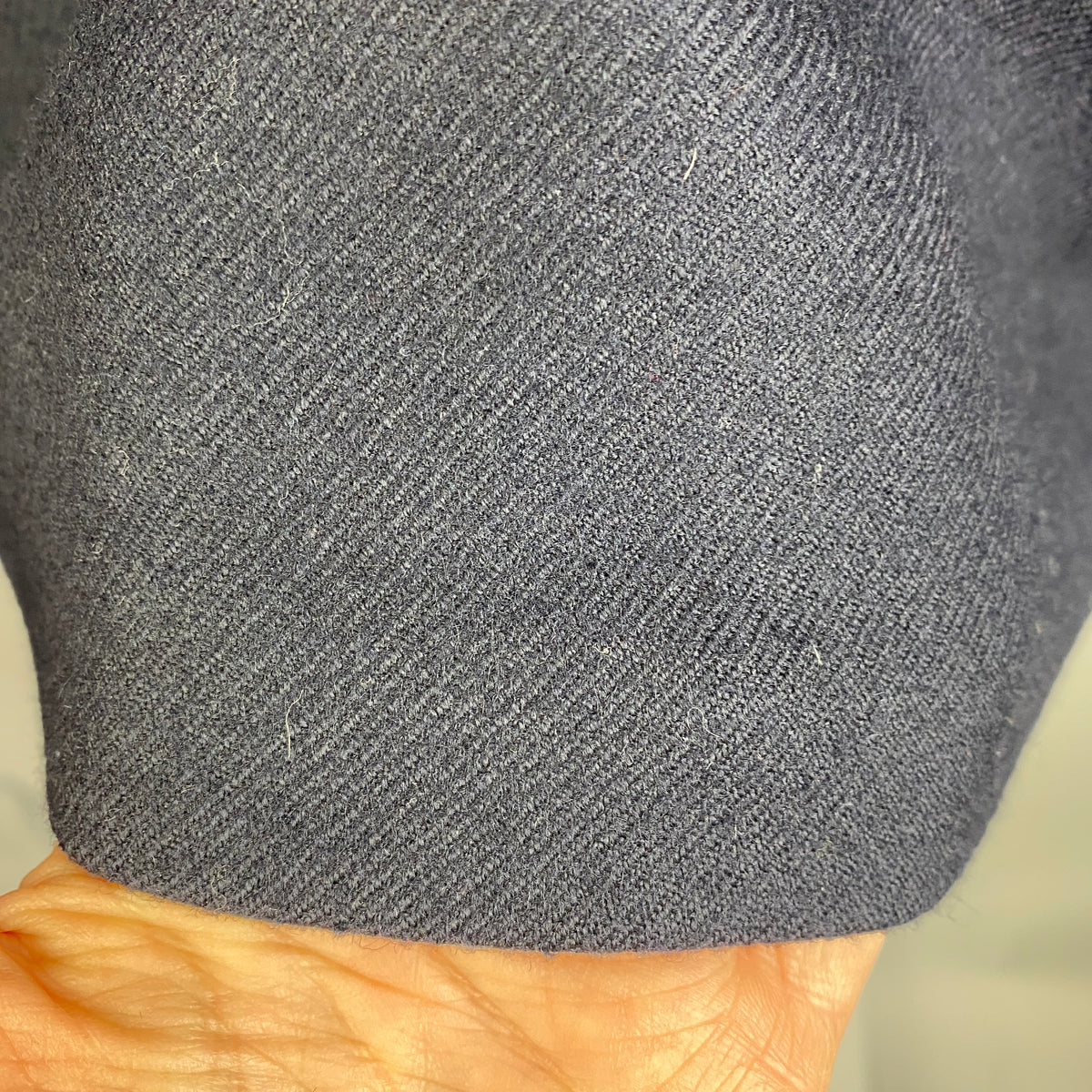 Stella McCartney Navy Wool Split Back Top XL