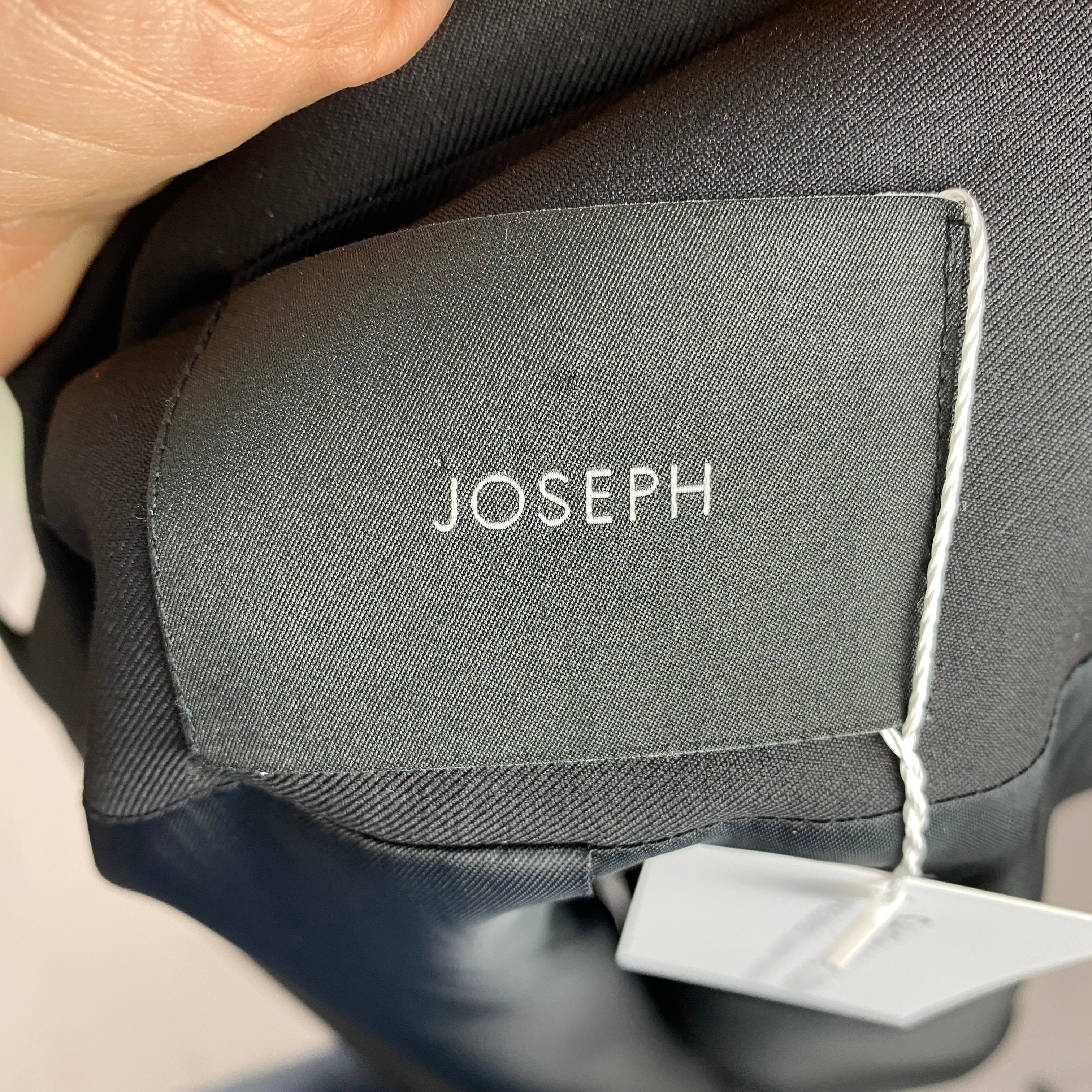 Joseph £645 Black Stretch Wool Joni Jacket XXS/XS