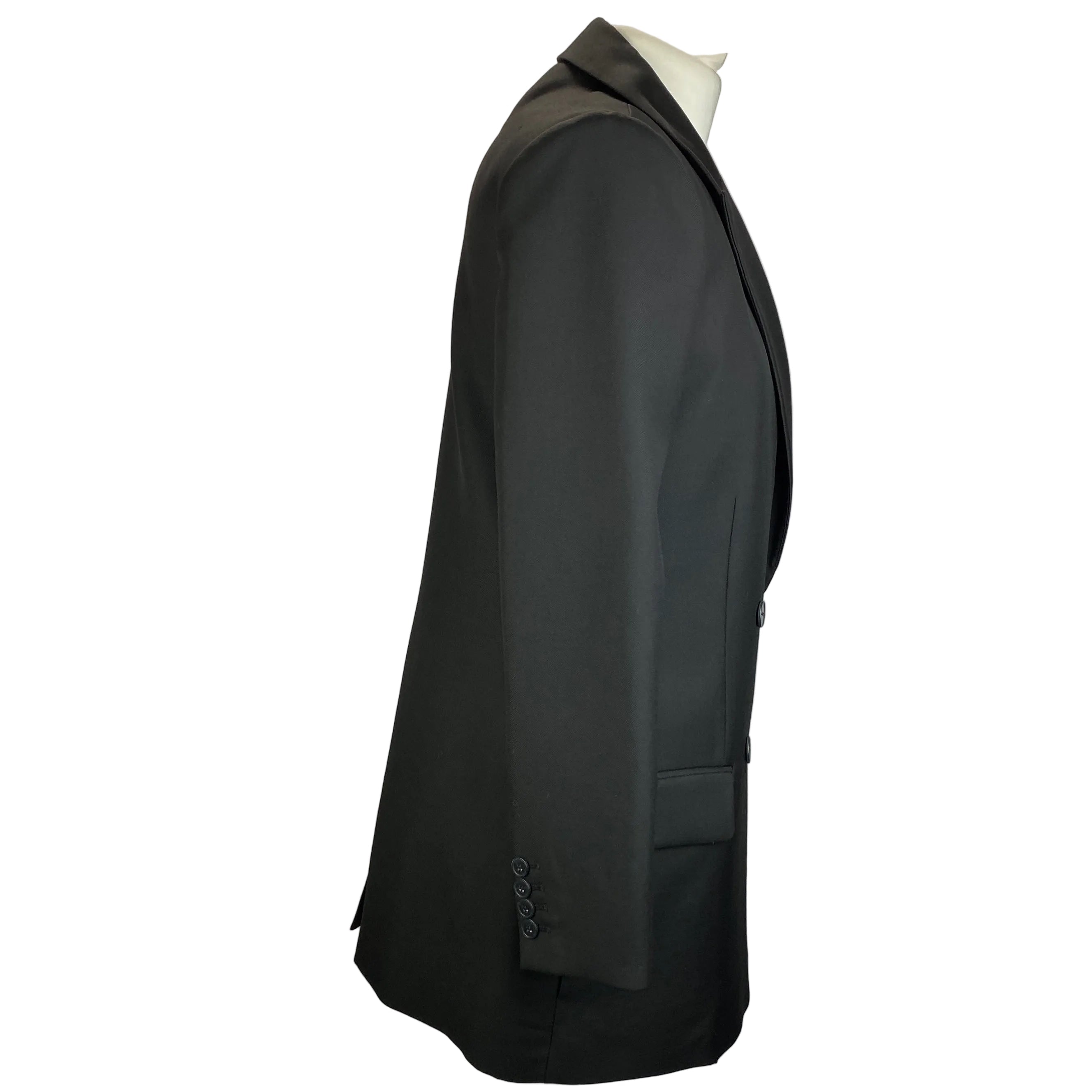 Joseph £645 Black Stretch Wool Joni Jacket XXS/XS