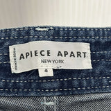 Apiece Apart £315 Highwaisted Wide Leg Jeans XS