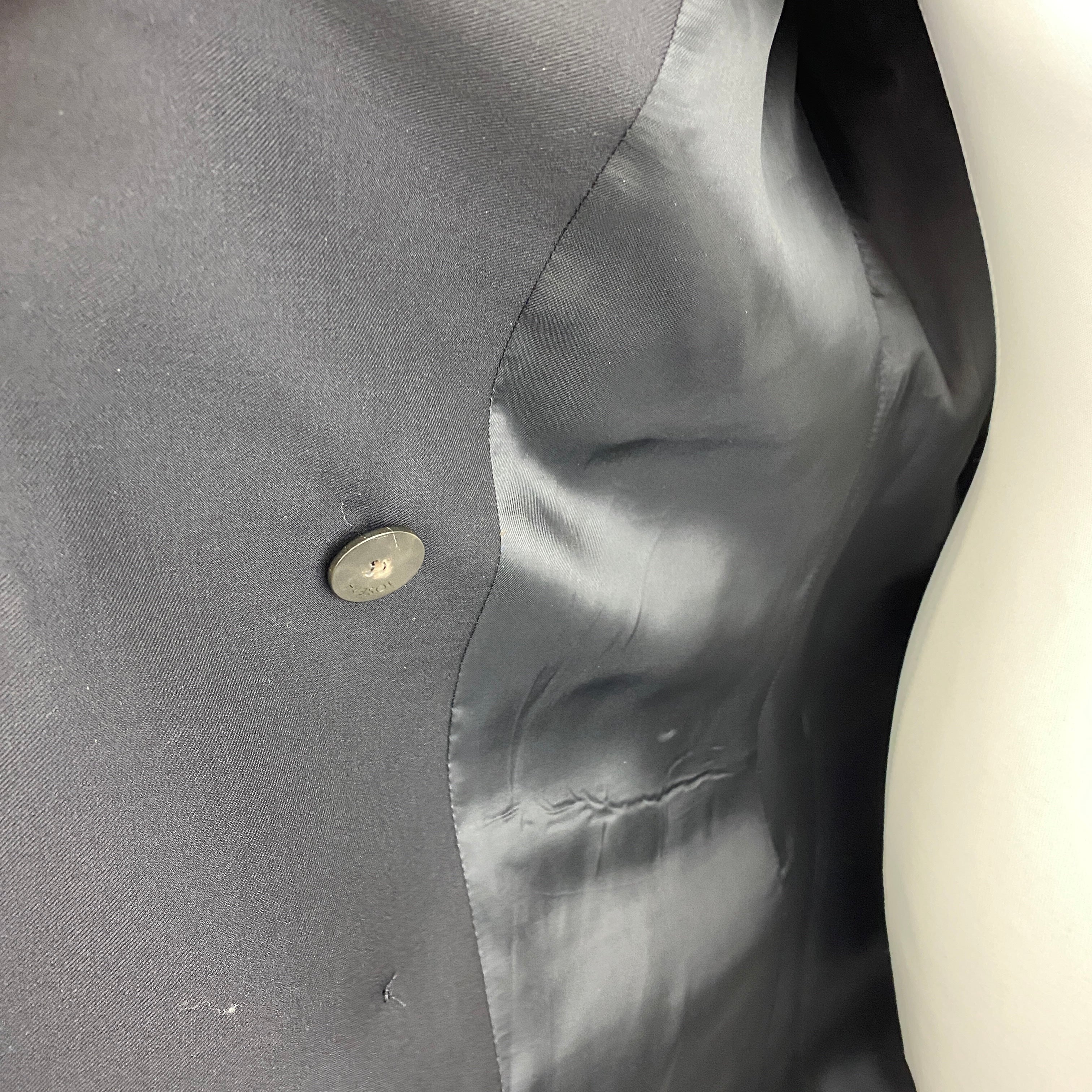 Joseph £645 Black Stretch Wool Joni Jacket XXS/XS