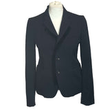 Comme Des Garçons Navy Velvet Trim Blazer S