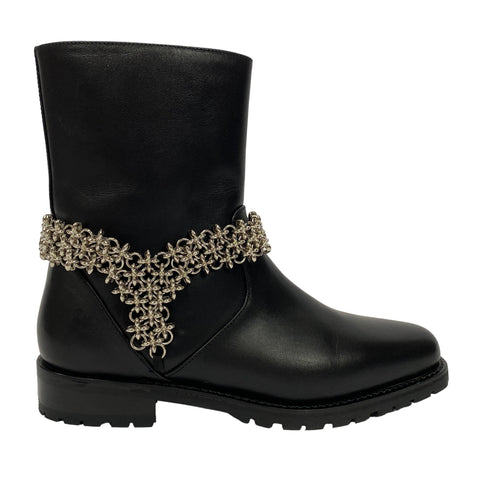Manolo Blahnik £1195 Black Marisco Ankle Boots 36