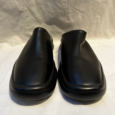 The Row Brand New £830 Black Town Clog Leather Mules 41