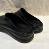 The Row Brand New £830 Black Town Clog Leather Mules 41
