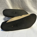 Celine Phoebe Philo Stone Padded Leather Flatbed Sandals 40