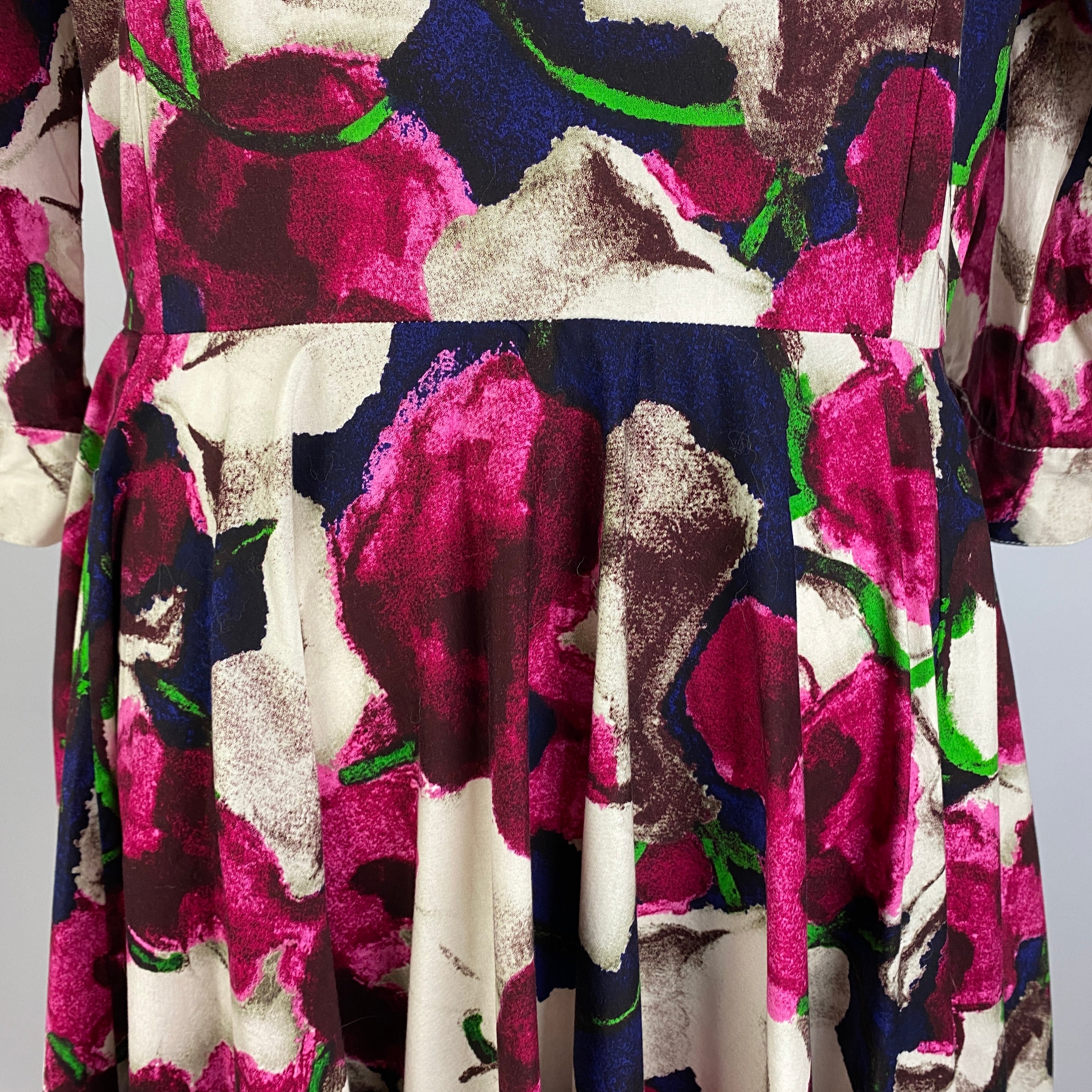 Samantha Sung £1450 Pink & Beige Aster Shirtdress XL