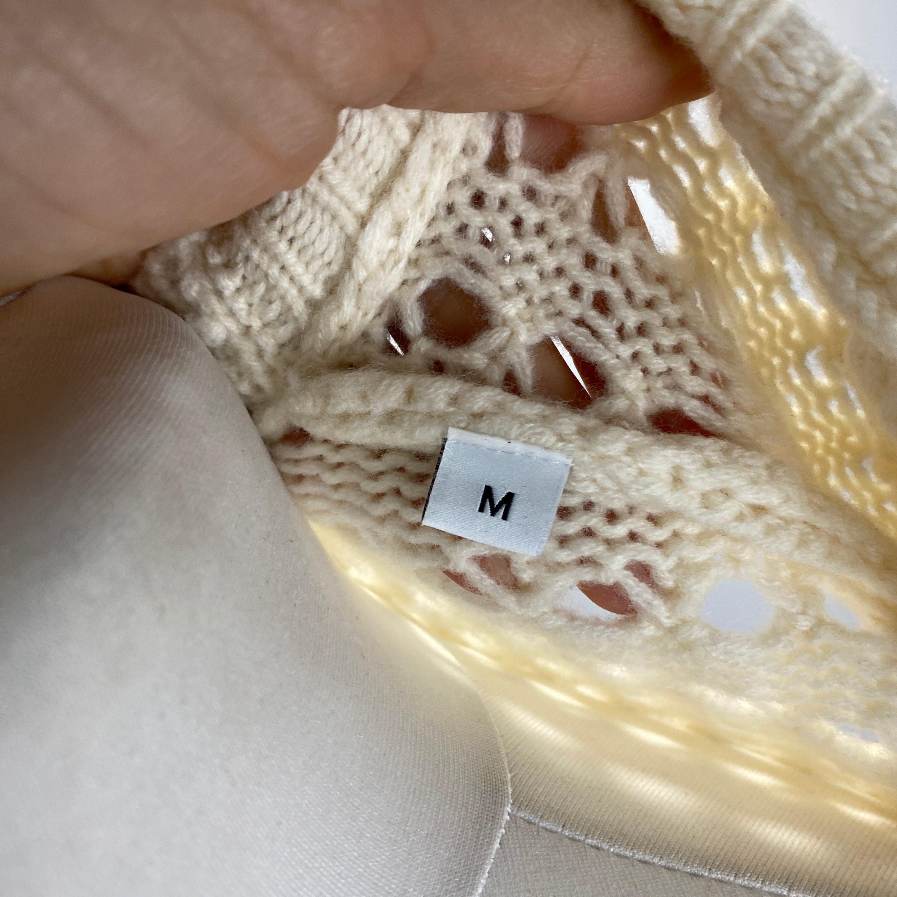 Allude New £355 Cream Cashmere Mix Longline Cardigan M