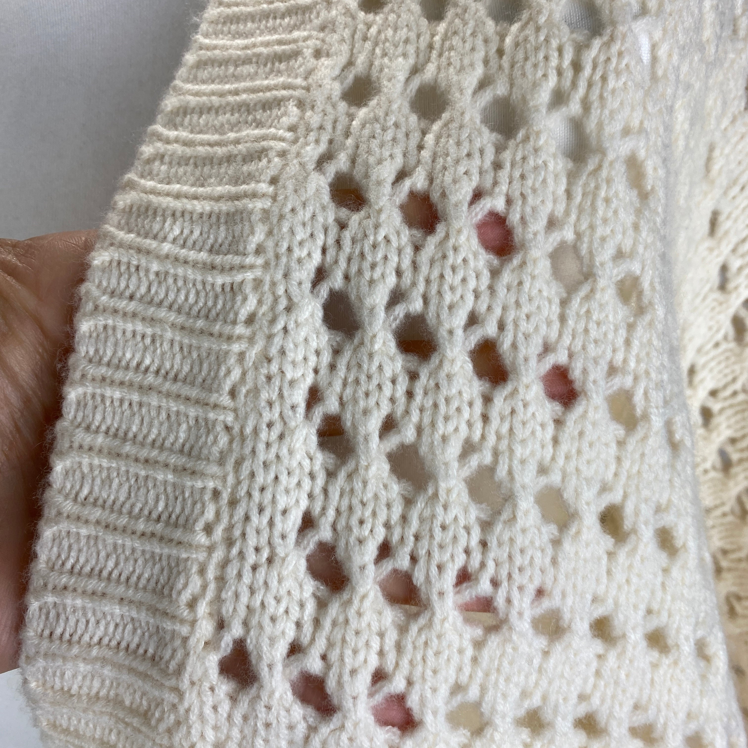 Allude New £355 Cream Cashmere Mix Longline Cardigan M