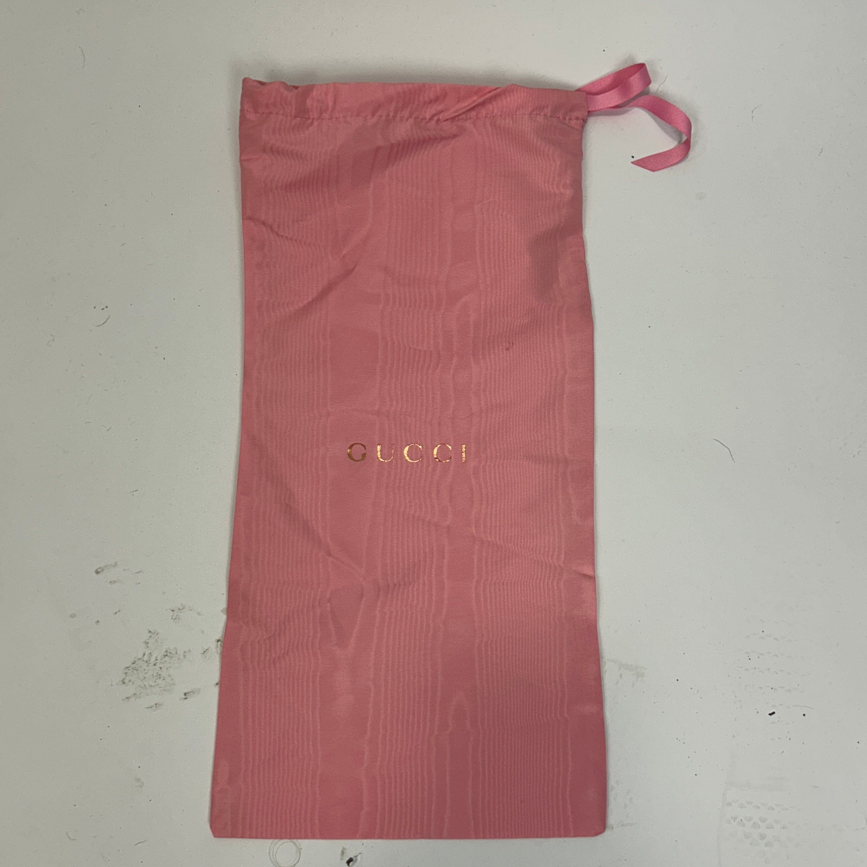 Gucci £845 Blue GG Crystal Slingback Heels 38.5