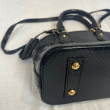 Louis Vuitton Brand New £3200 Black Python Alma BB Bag