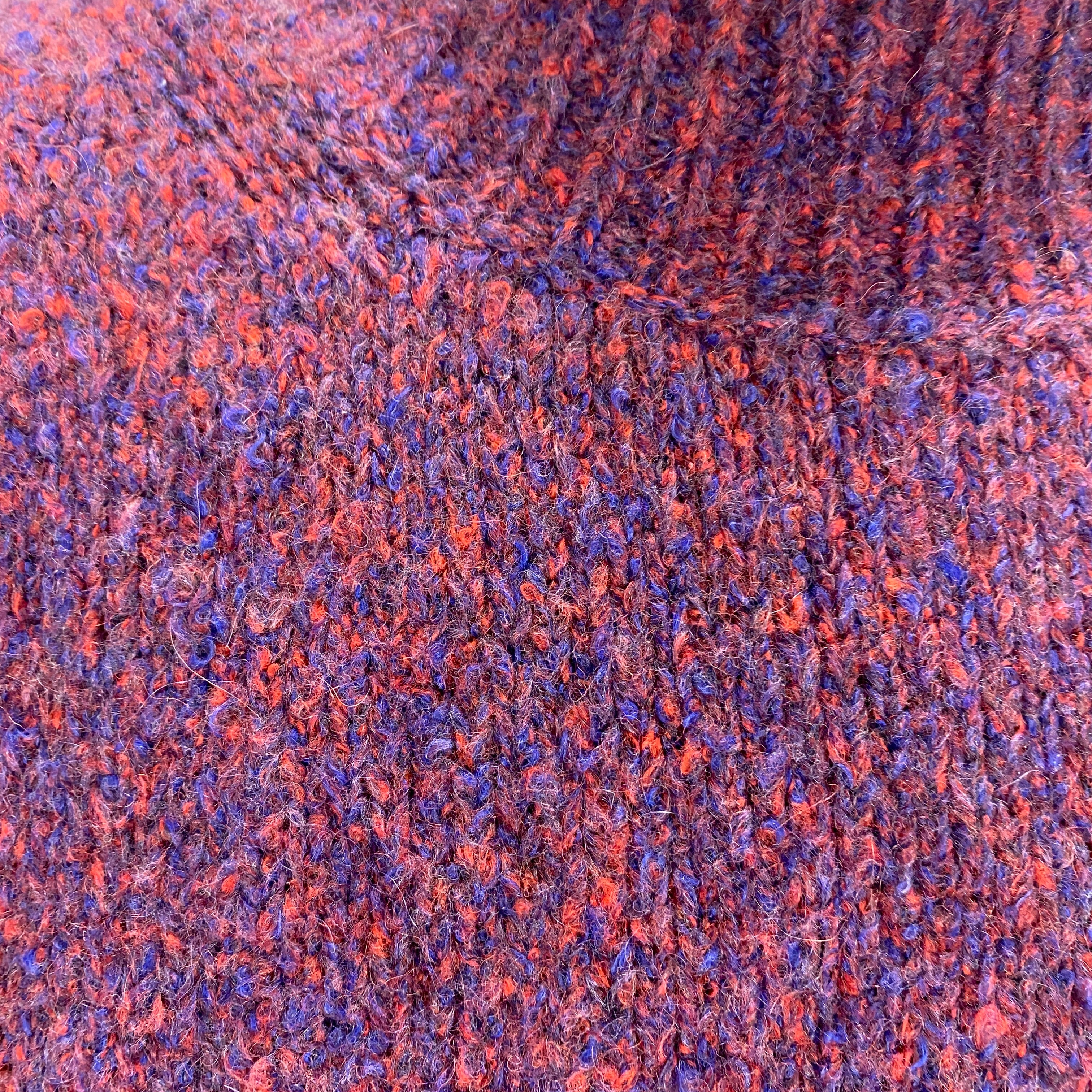 Veronica Beard New £339 Plum Melange Cotton & Alpaca Sweater M