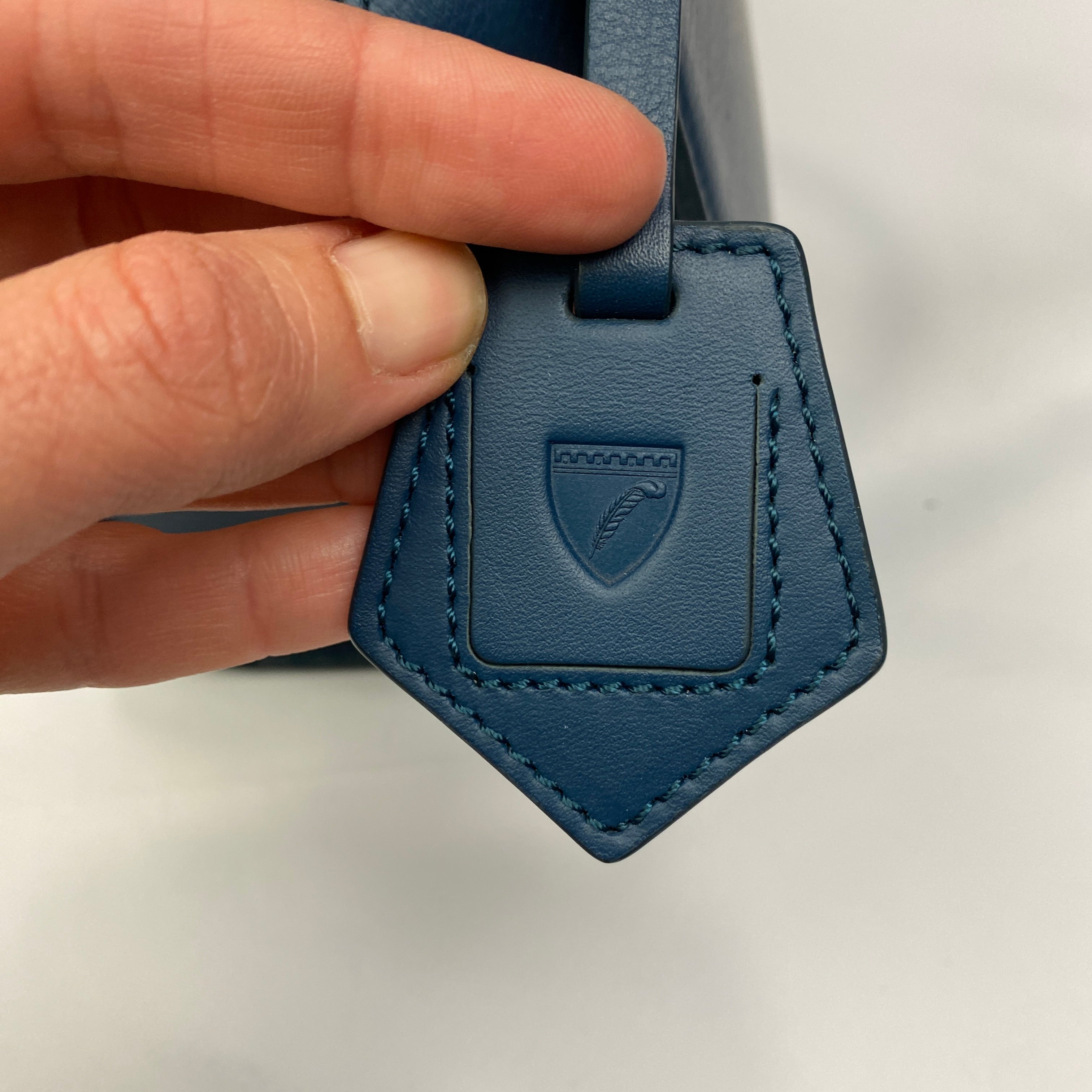 Aspinal of London New Teal Mini Hepburn Shoulderbag