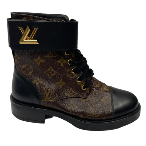 Louis Vuitton Monogram Canvas Wonderland Boots 37