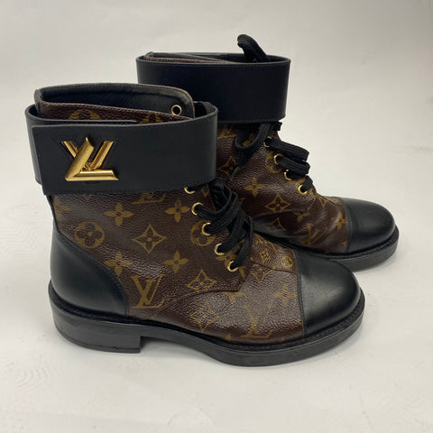 Louis Vuitton Monogram Canvas Wonderland Boots 37