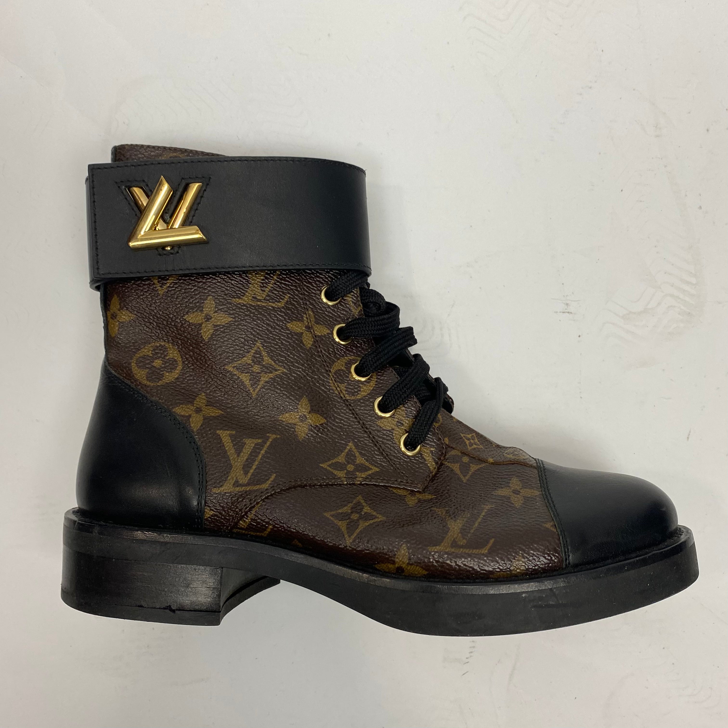 Louis Vuitton Monogram Canvas Wonderland Boots 37
