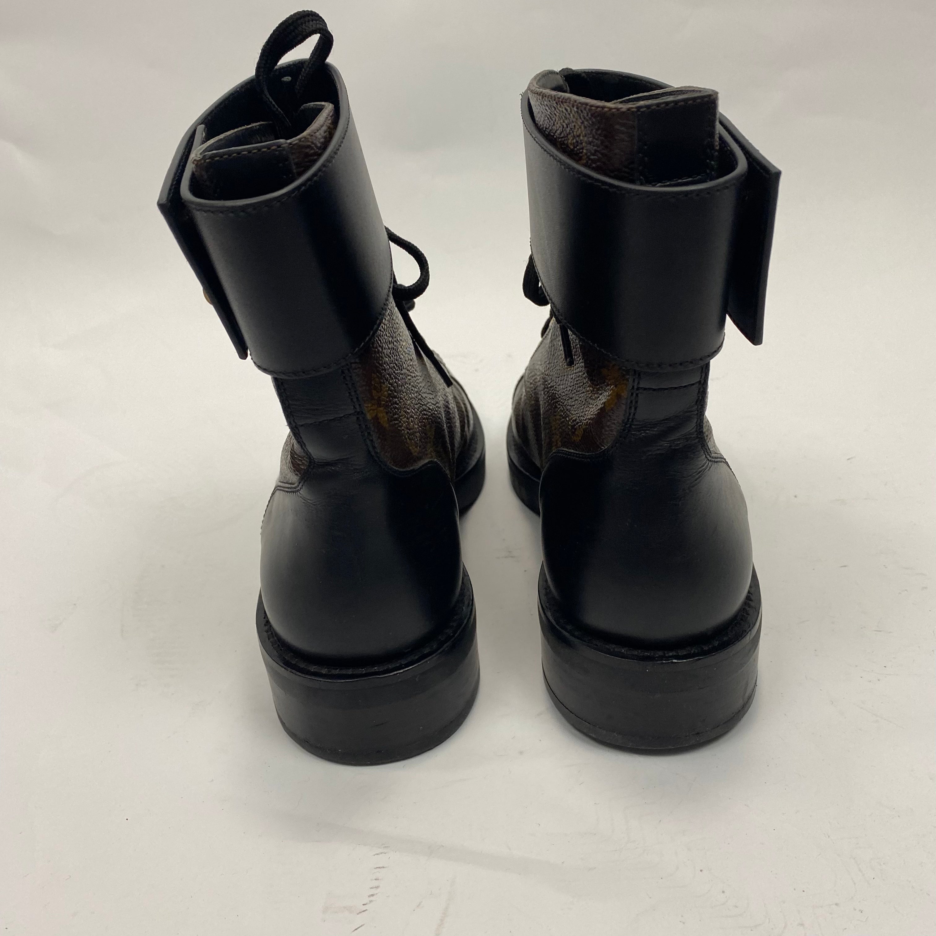 Louis Vuitton Monogram Canvas Wonderland Boots 37