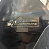 Isabel Marant Black Suede Embroidered & Beaded Evening Bag