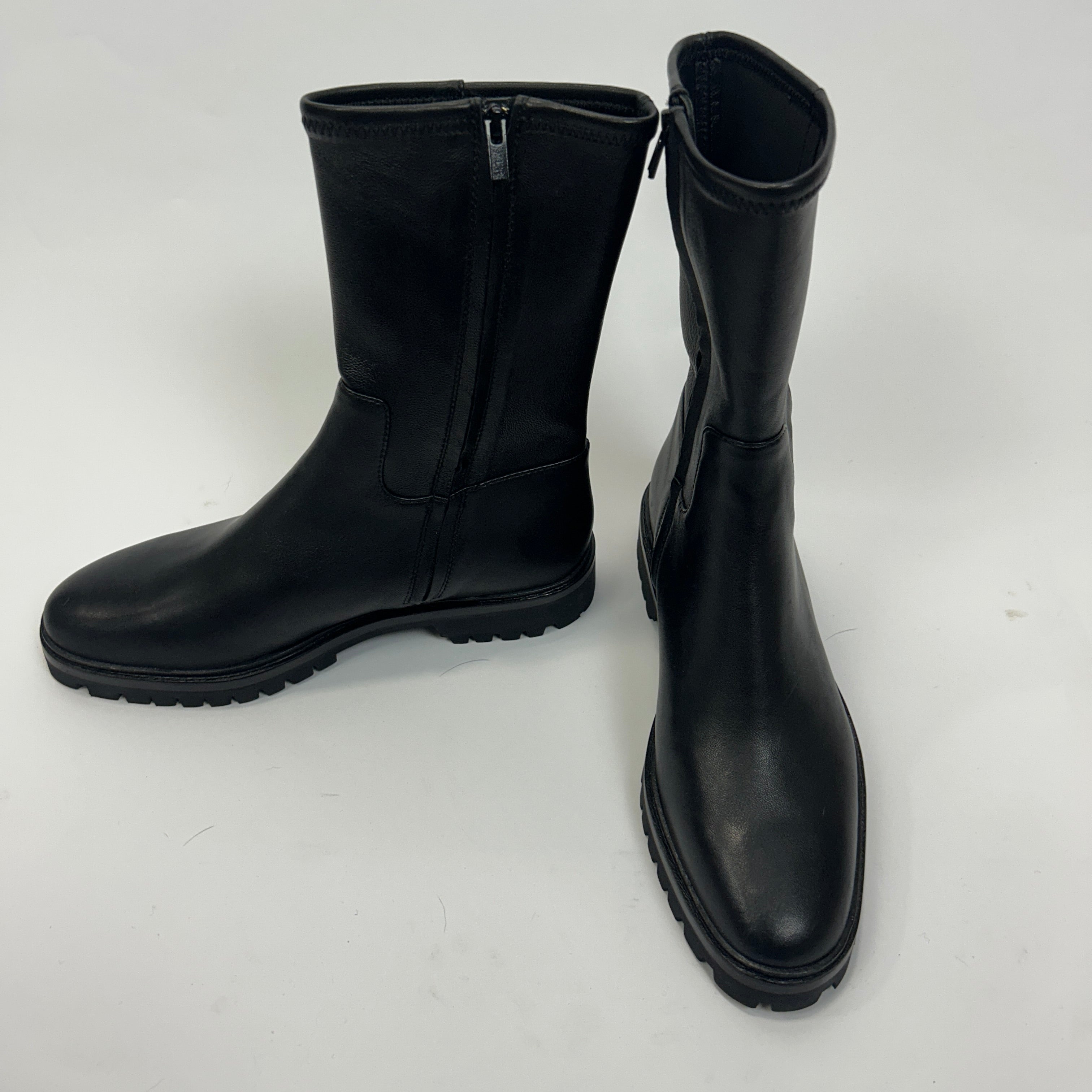 Loeffler Randall New £395 Black Danny Lug Ankle Boots 37.5