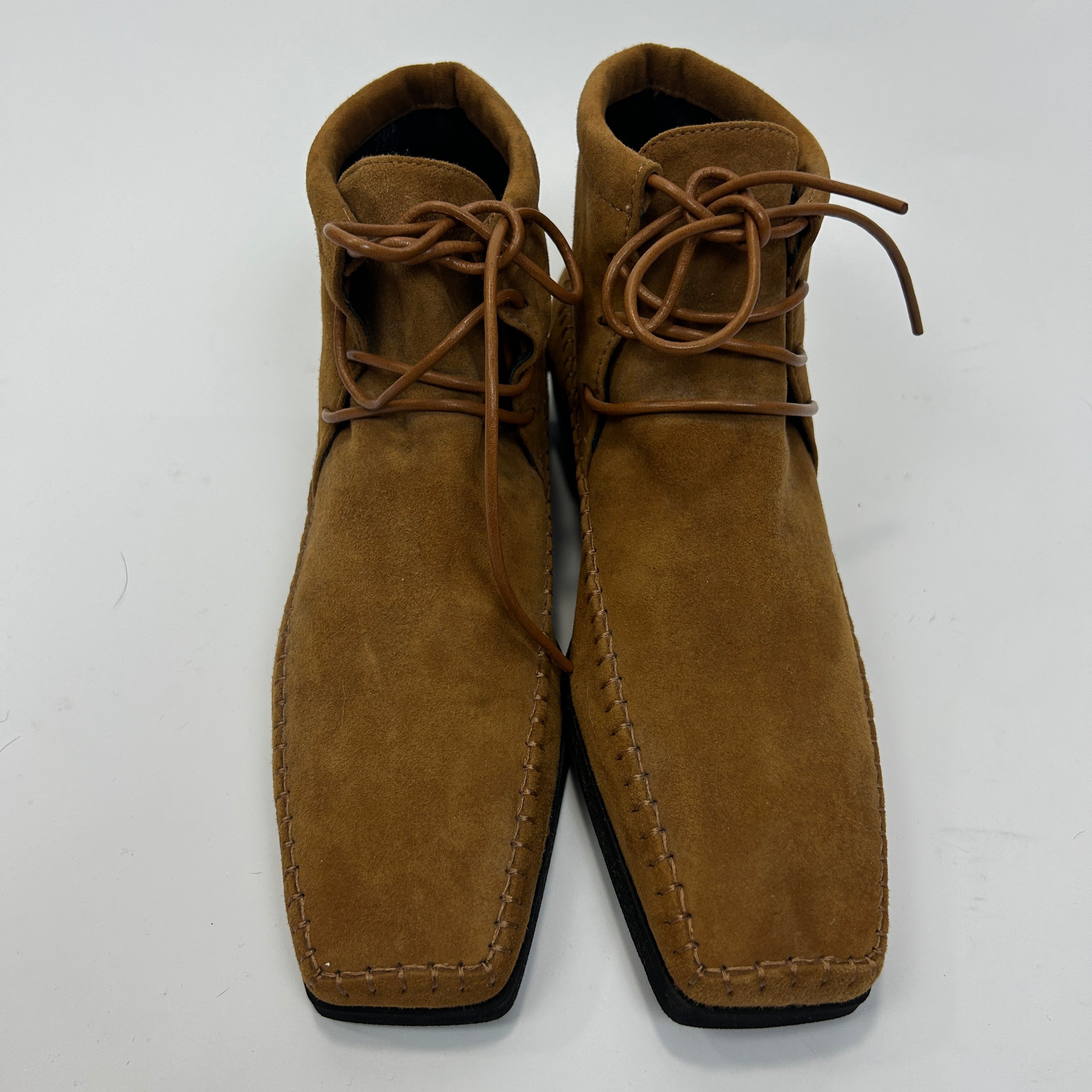 Toteme £540 Camel Suede Moccasin Boots 40