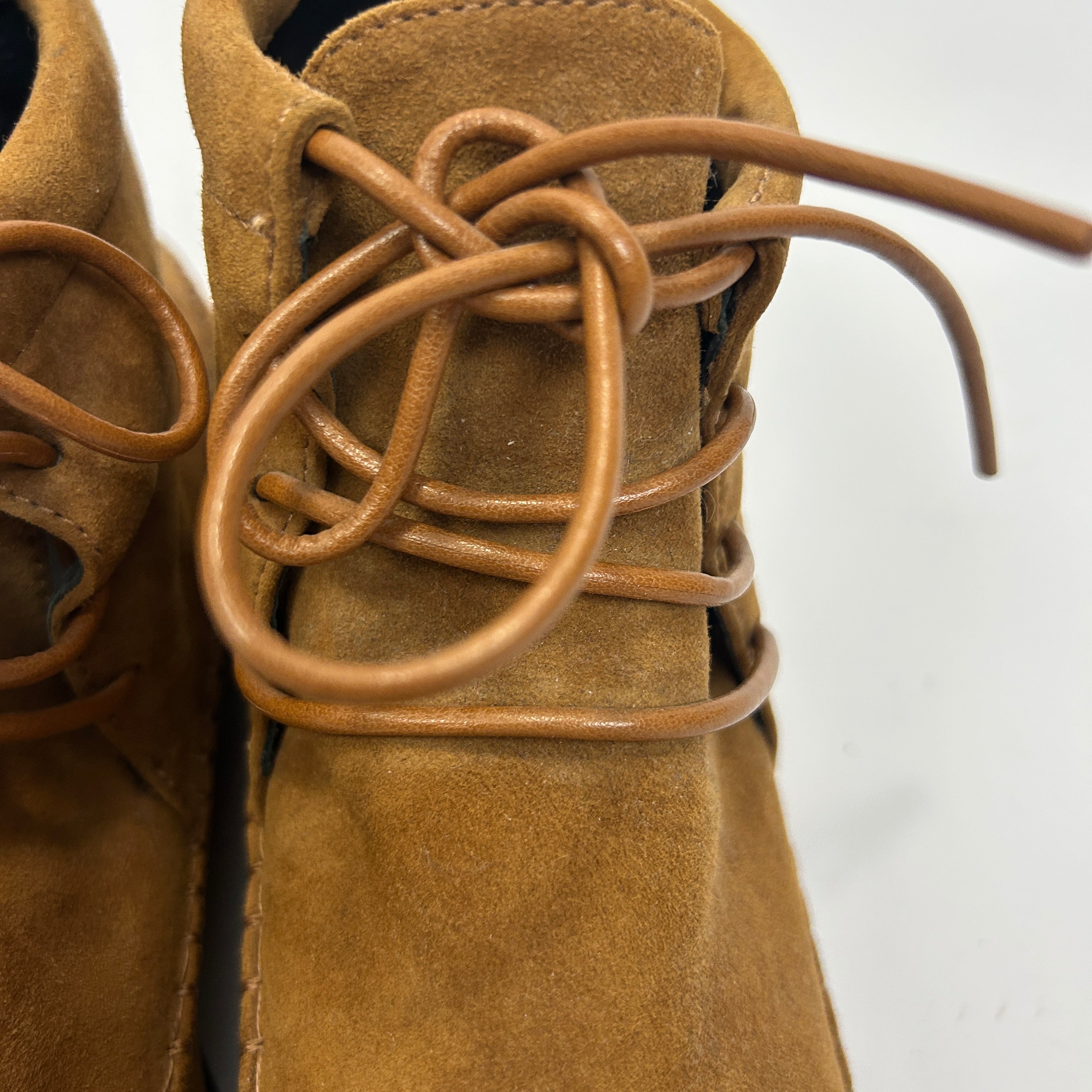 Toteme £540 Camel Suede Moccasin Boots 40