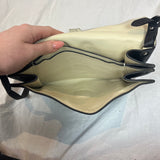 Isabel Marant Black & Cream Textured Leather Shoulder Bag