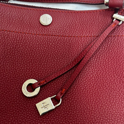 Loro Piana Burgundy Small Milky Way Crossbody Bag