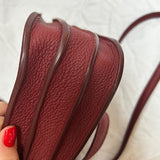 Loro Piana Burgundy Small Milky Way Crossbody Bag