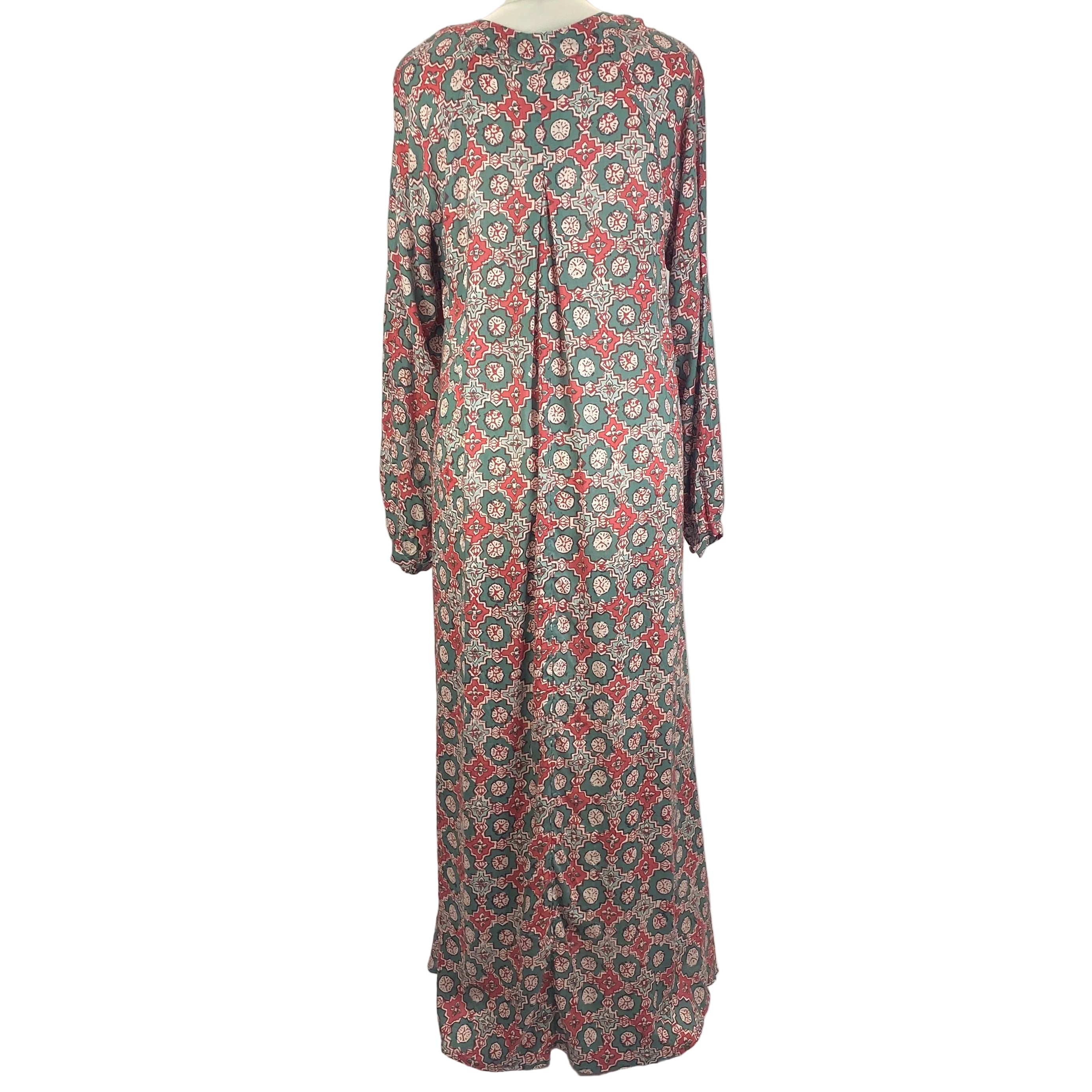 Natalie Martin New £245 Coral & Teal Dress M