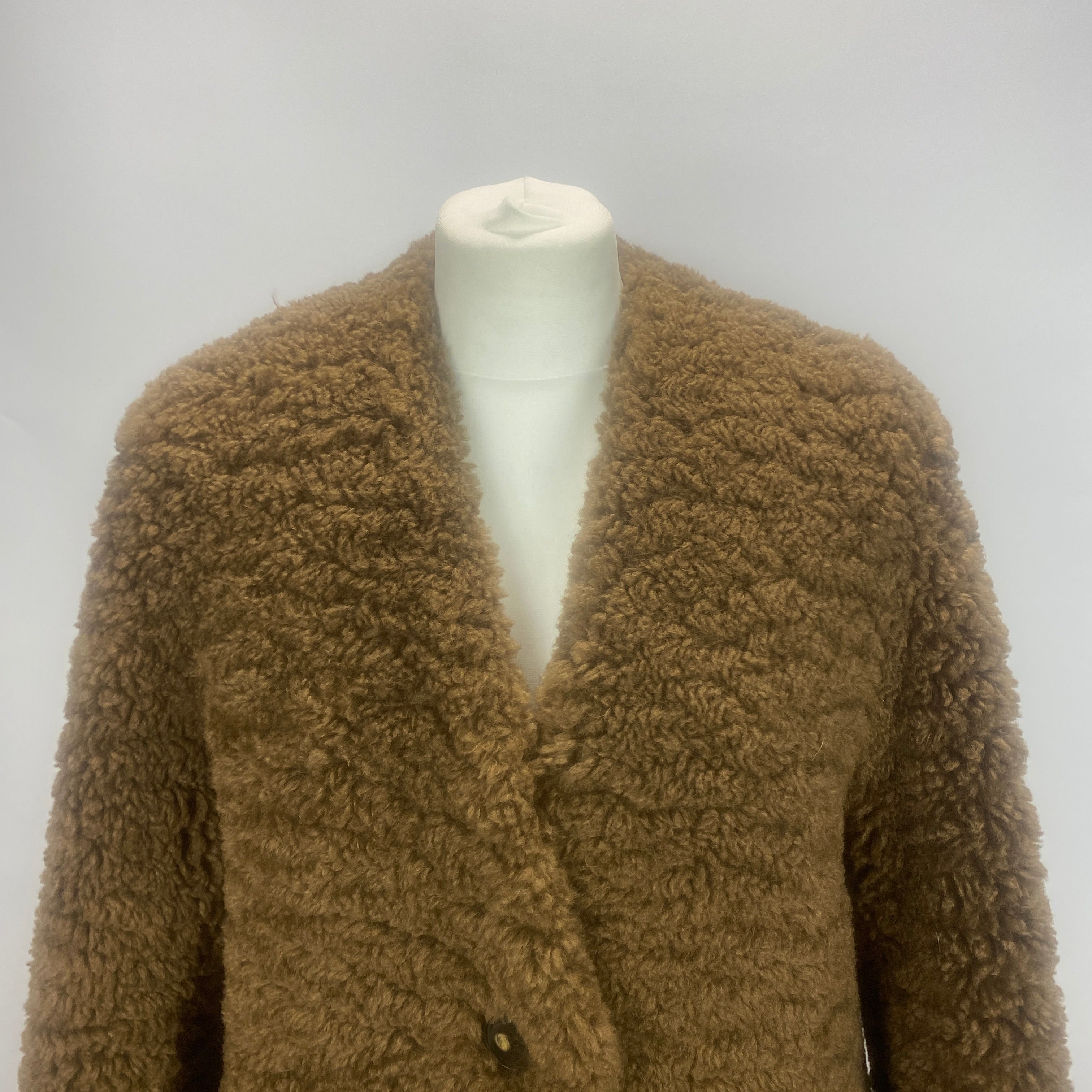 Zadig & Voltaire New £1025 Caramel Teddy Coat M