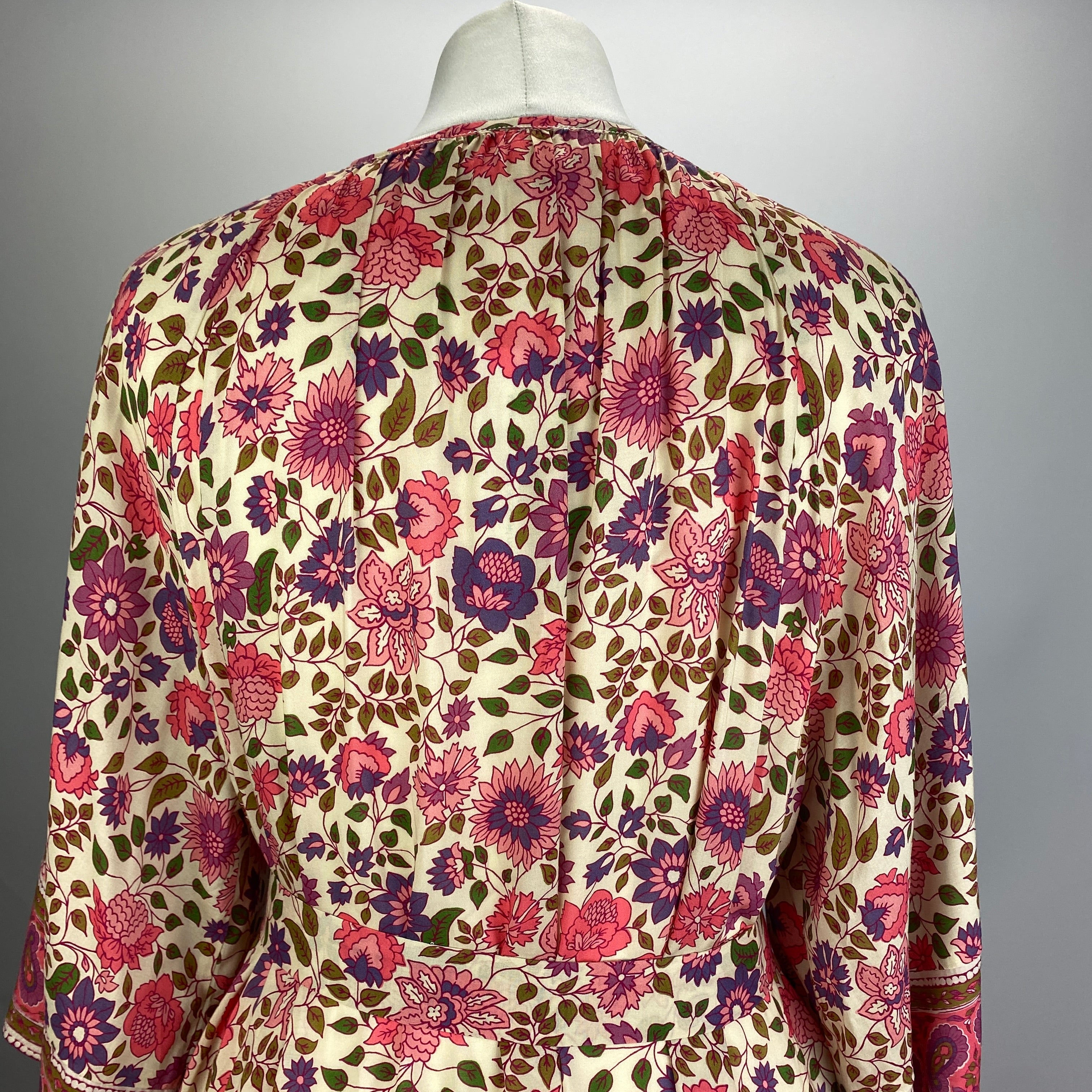 Spell New £265 Pink & Vanilla Elysian Dress M