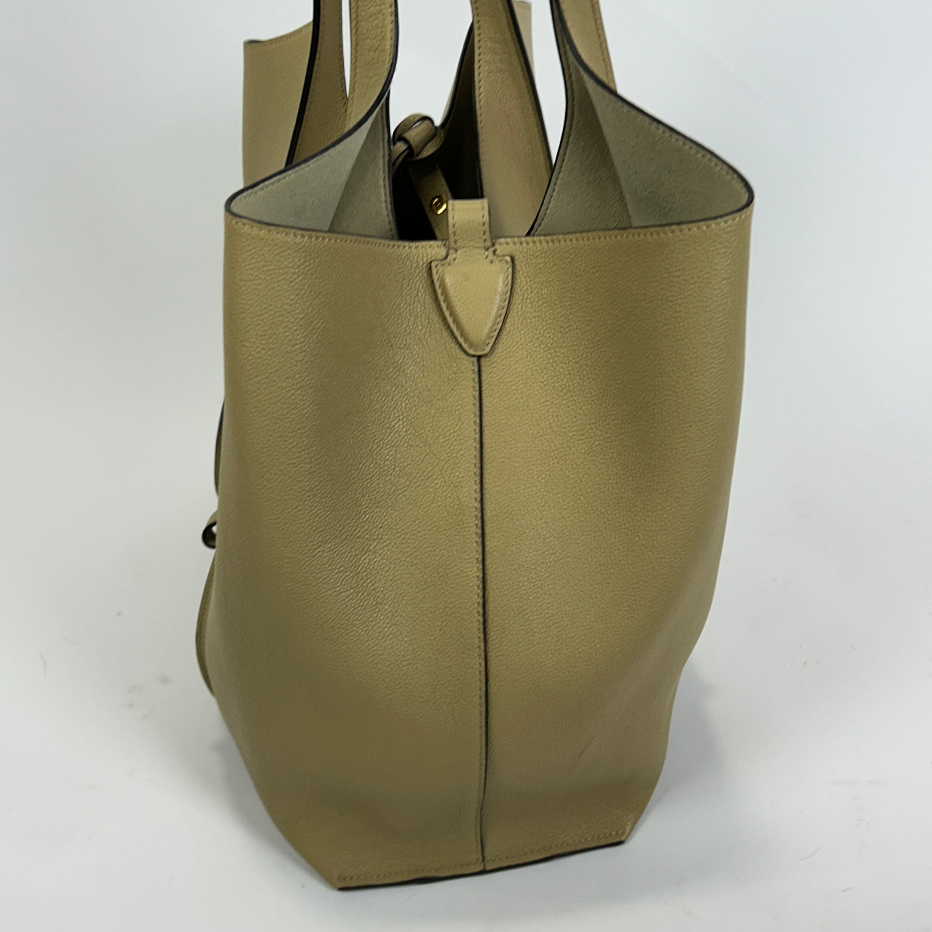 Tods New £1870 Deep Vanilla T Timeless Tote Bag