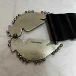 Isabel Marant £445 Black & Silver Abigail Bird Buckle Belt M