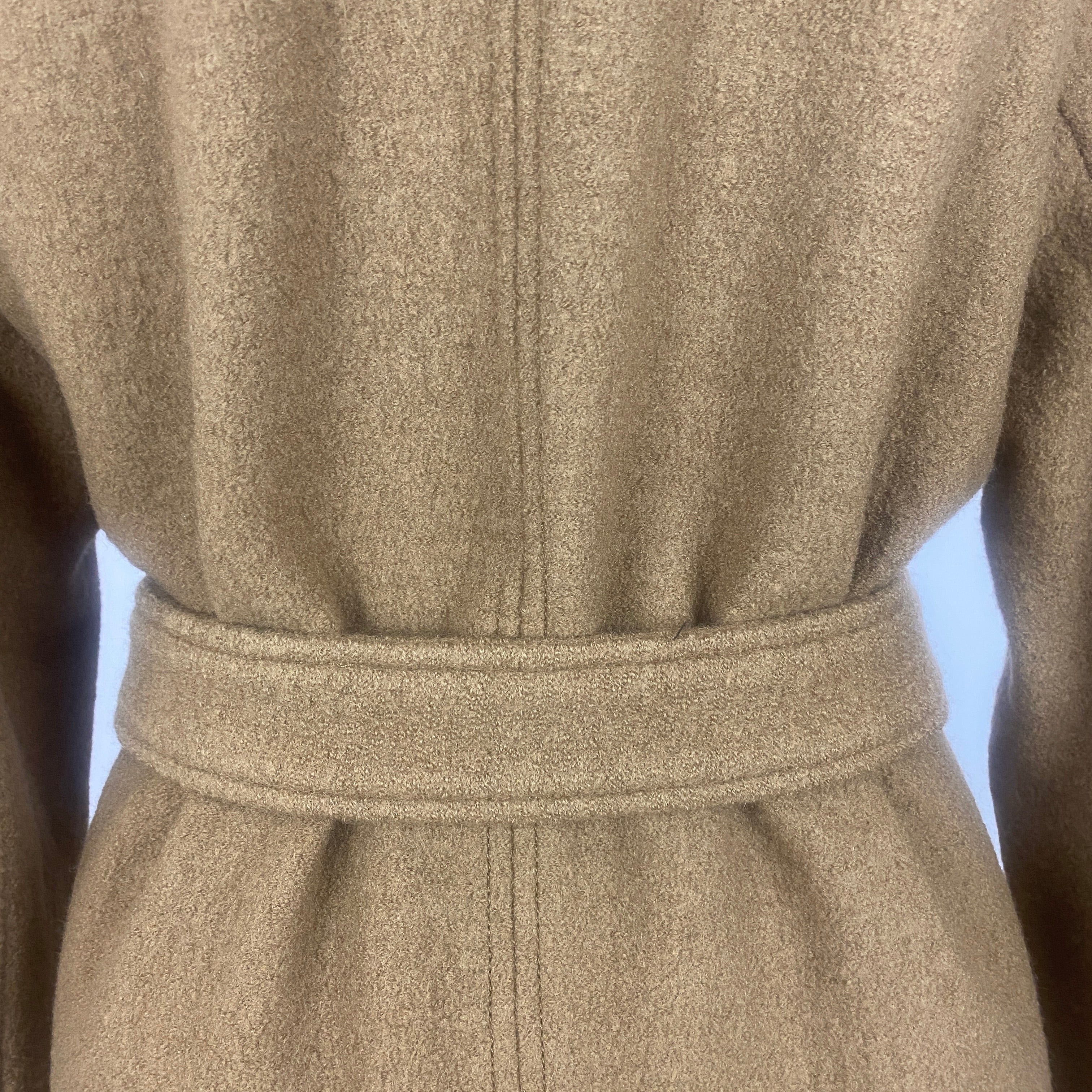 Veronica Beard New £1600 Camel Boucle Wool Della Dickey Coat S