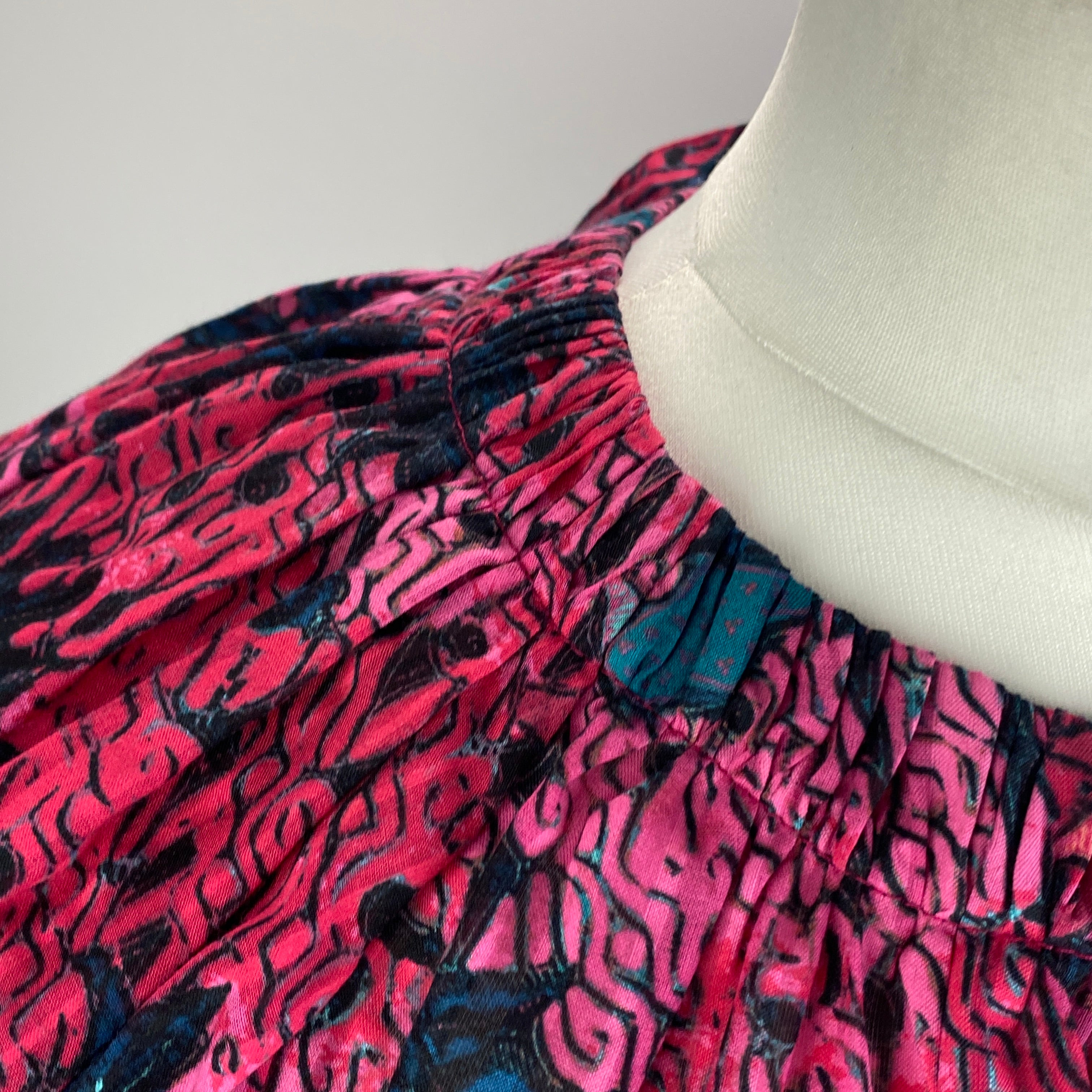 Ulla Johnson New Pink Flo Top Cotton Viscose Top S