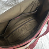 Gucci Monogram Canvas & Pink Leather Large Messenger/Baby Bag