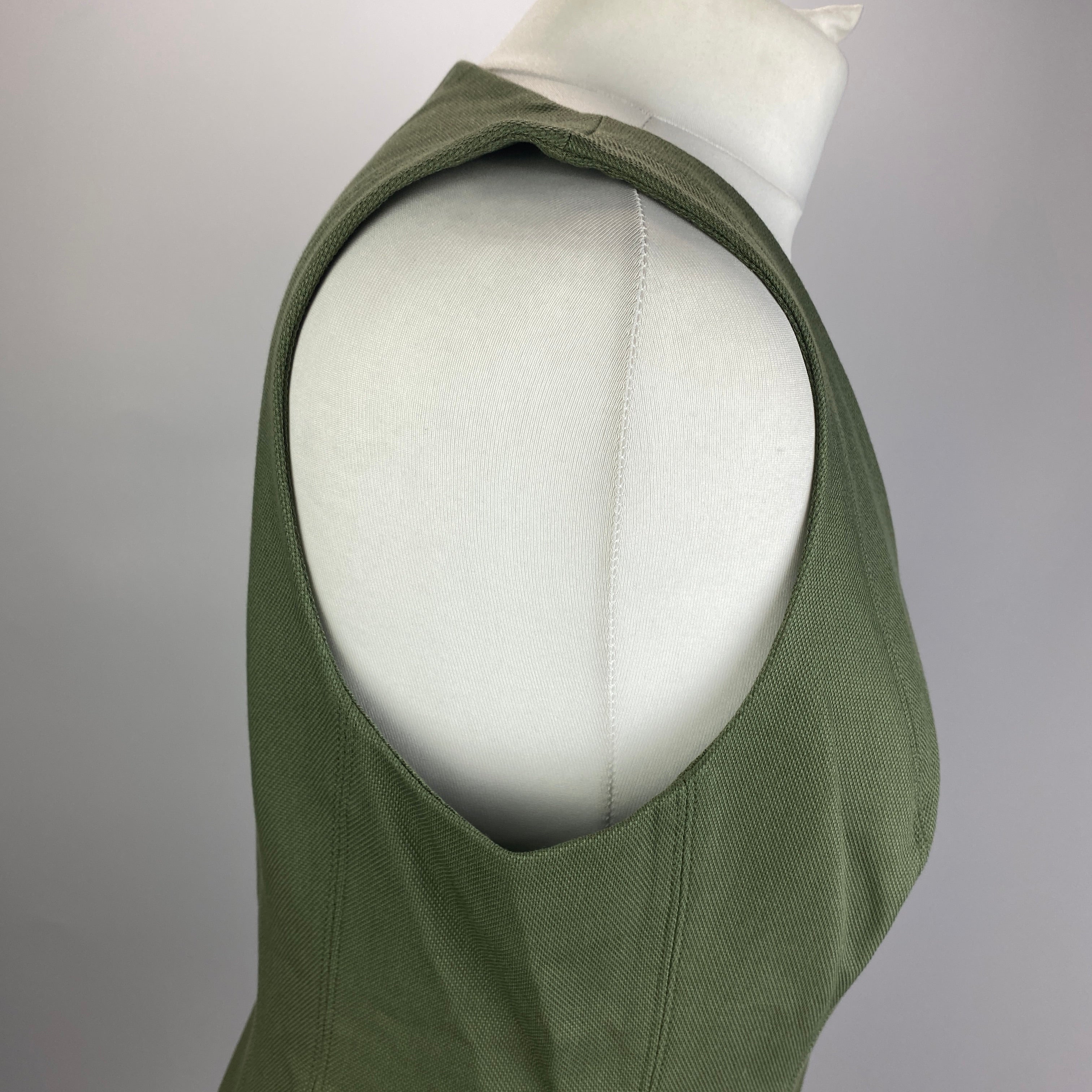 Veronica Beard New £420  Olive Avalina Waistcoat M