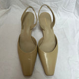 Ferragamo £755 Deep Cream Cage Slingback Heels 38